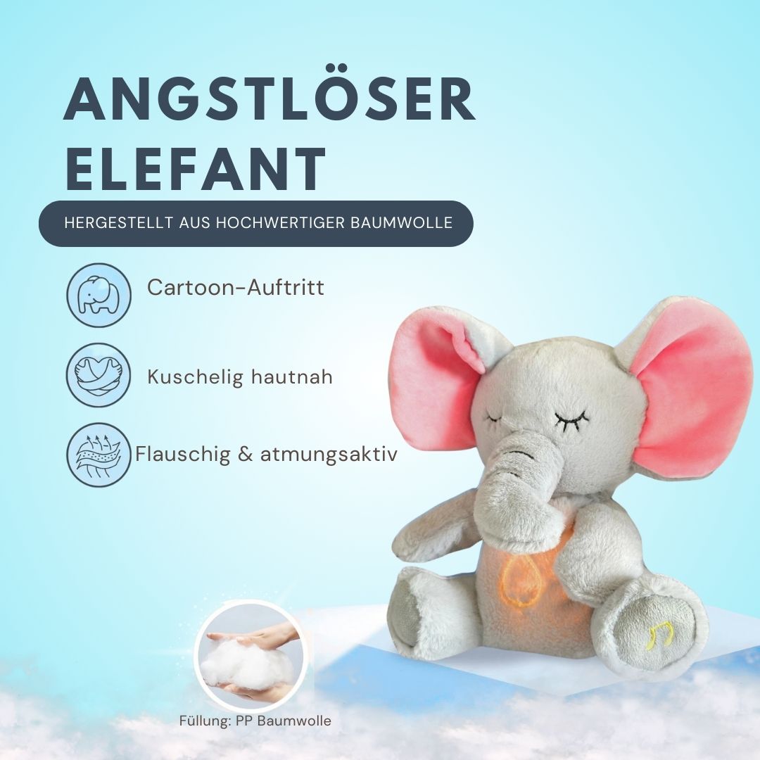 Elefant Kuscheltier weich Premiumfasern
