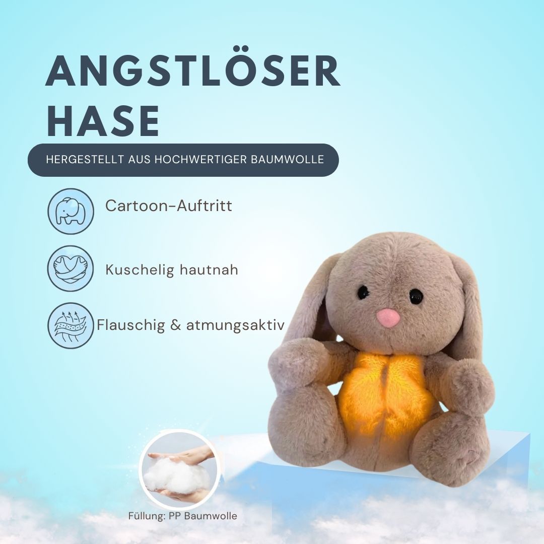 Plüschtier Hase weich und anschmiegsam