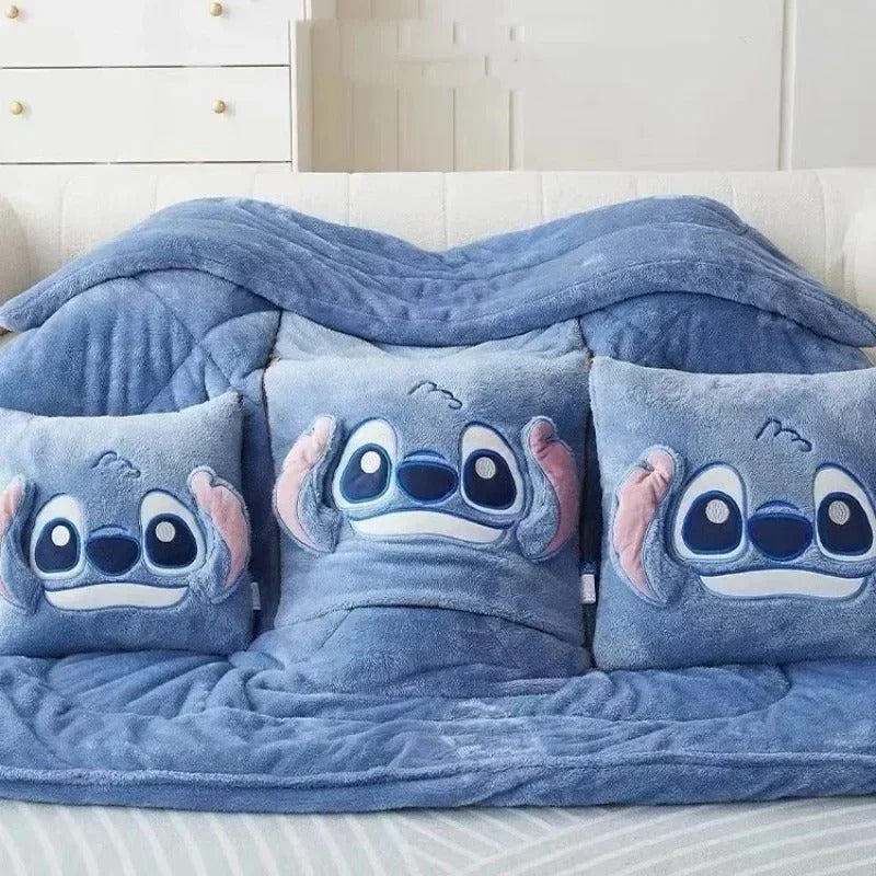 stitch schlafsack CozyMania™ Stitch's Kuschelecke 2in1 – Kuscheldecke & Kissen
